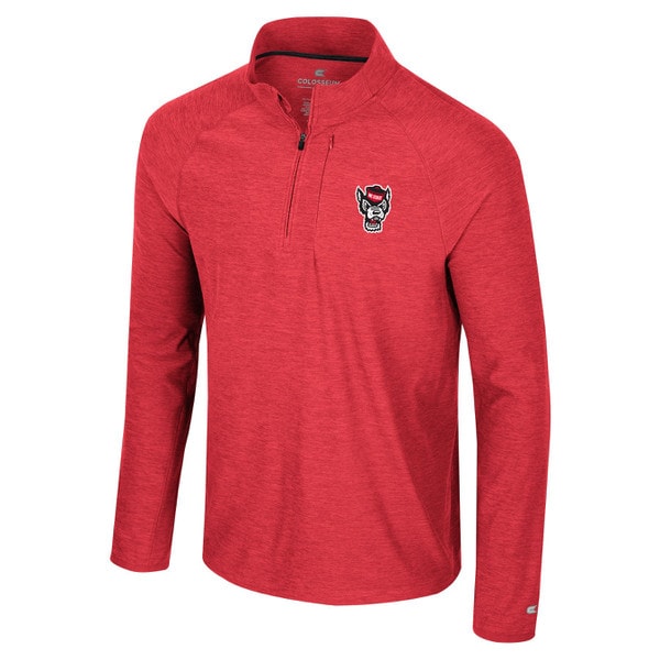 Red Long Sleeve Quarterzip Windshir